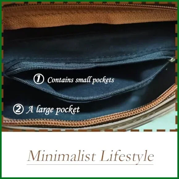 Retro Hobo Shoulder Bag Small Tote Vegan Leather Slouchy Chic Minimal - Picture 3 of 7